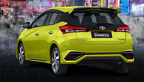 bagian belakang Toyota Yaris TRD Sportivo 2018